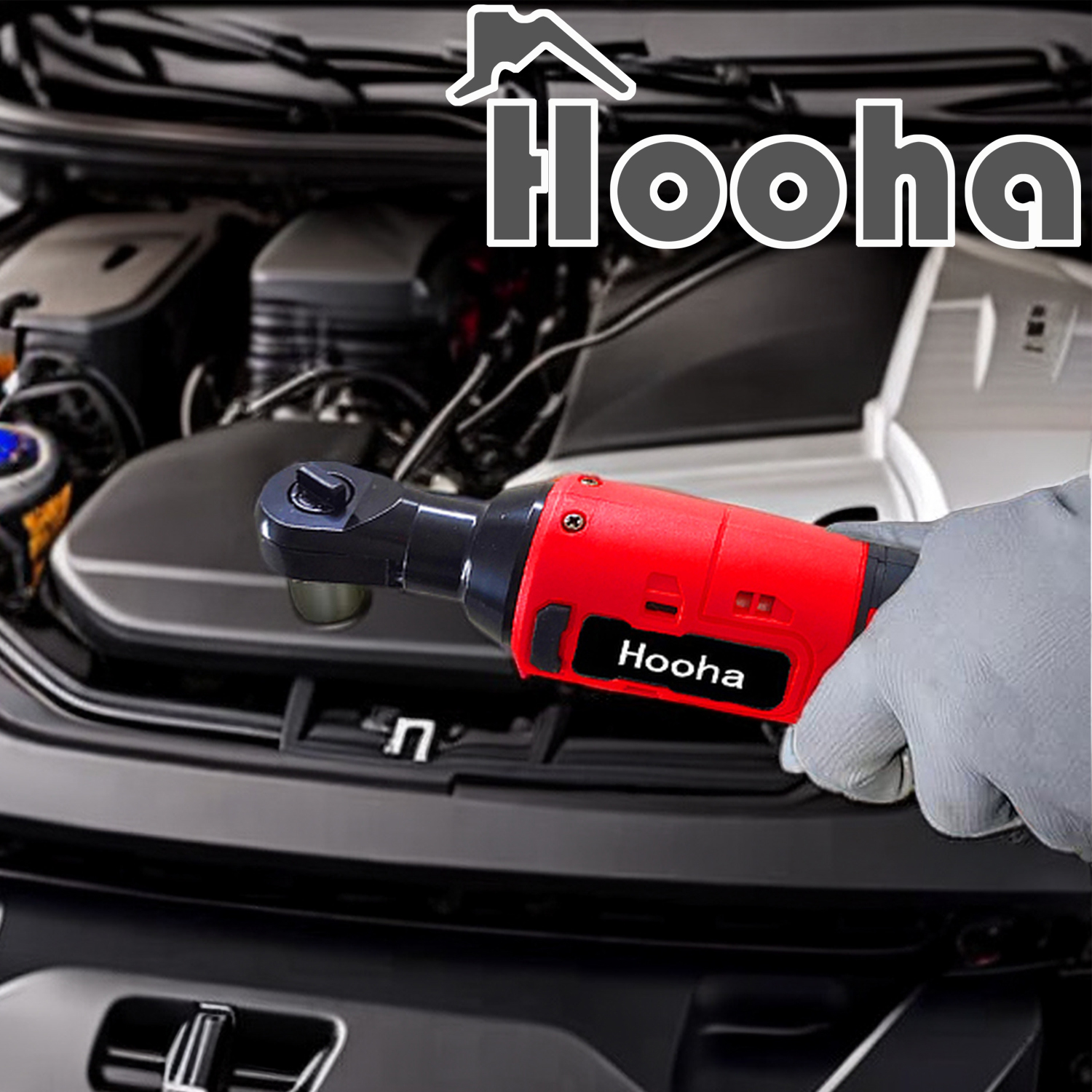 KLUCZ UDAROWY AKUMULATOROWA ZESTAW DO KÓŁ 65Nm 12V 2x2Ah+6 NASADKI +WALIZKA Marka Hooha