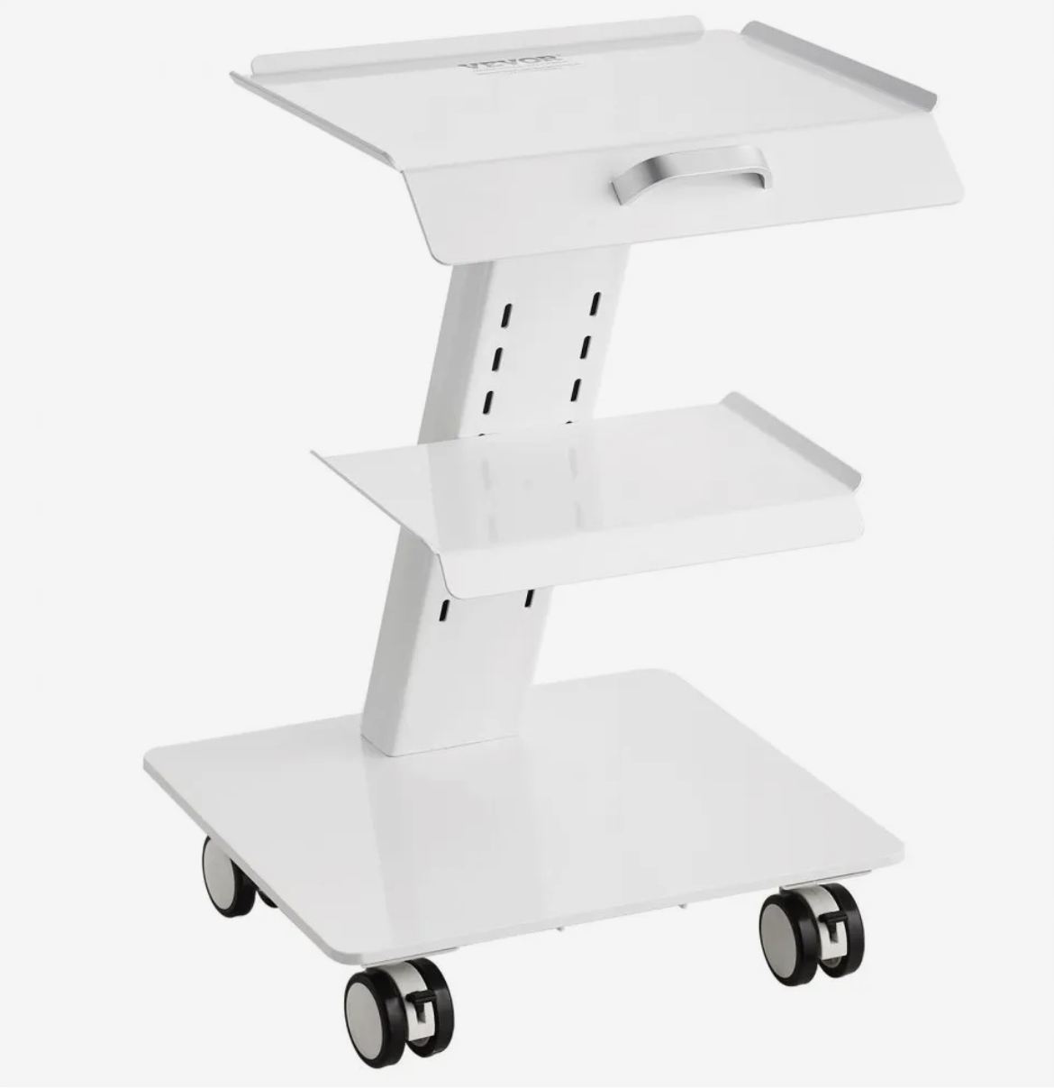 Laboratorní stolek Lékařský kosmetický kov 3 police Kolečka