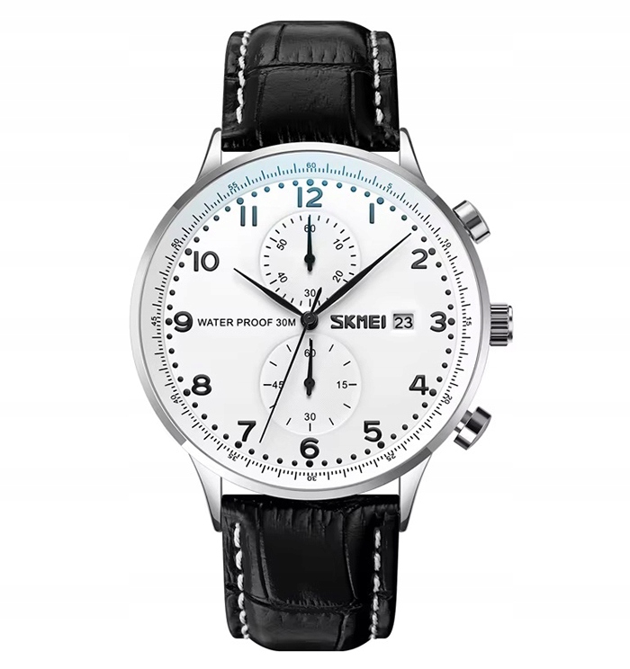 Pánské hodinky Skmei analogový náramek chronograf datumovka