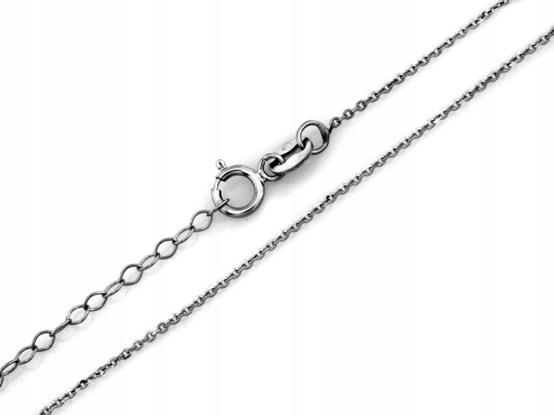 Řetízek z bílého zlata 585 14k pro ženu, váha 0.98 g, r45 jako dárek