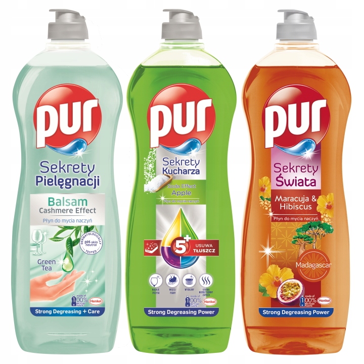 

Pur 3x750ml MIX Płyn do Naczyń