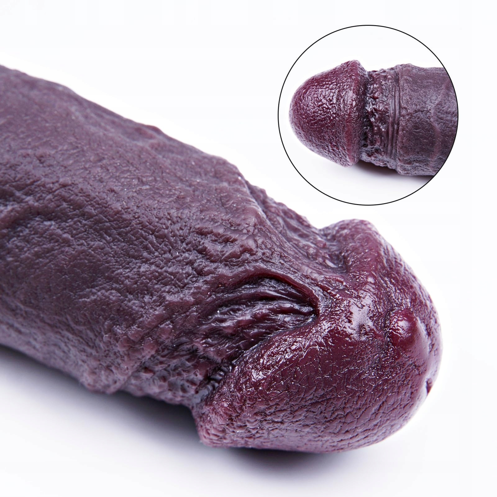 DOPPELHEAD Gigantyczny Czarny Silikonowy Dildo Dla Par Lesbijek i Gejów — miniatura 2