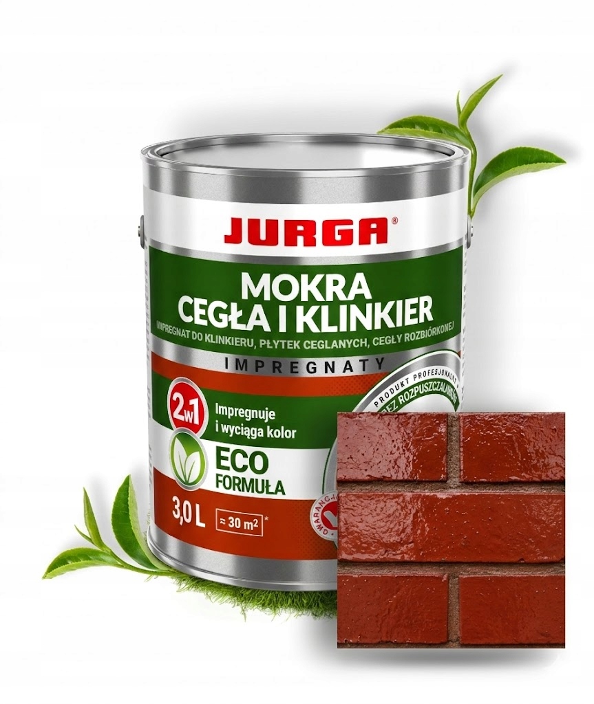 Impregnat do Cegły starej Klinkieru na zewnątrz Mokra Cegła I Klinkier 3L