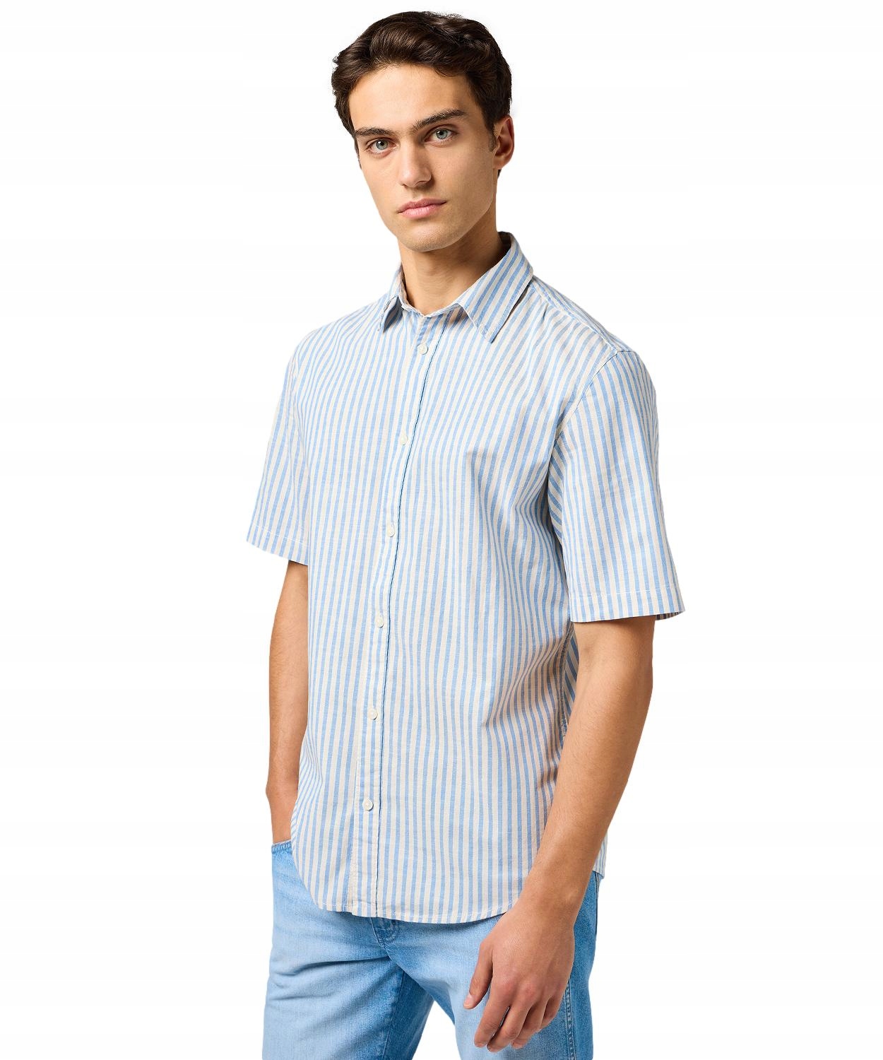 Košile Wrangler Ss Shirt 112362757 Pacific Stripe S