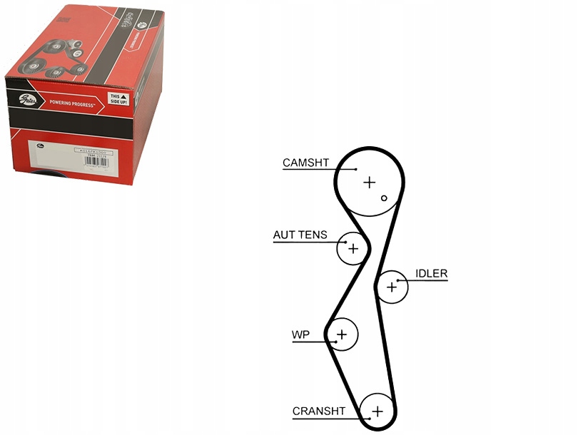 Rozvodový Pás Citroen C4 Grand Picasso I C4 Grand Sada řidiče #35