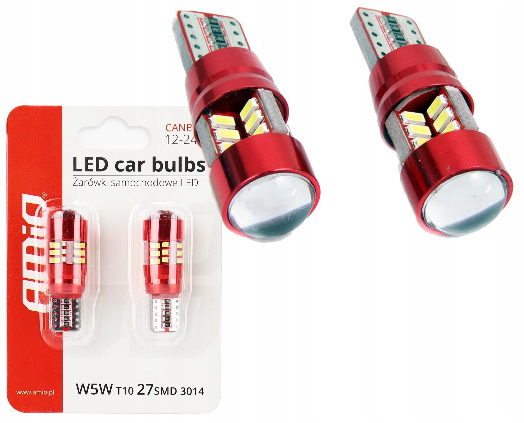 

Żarówka Żarówki postojówka led W5W 27SMD 3014