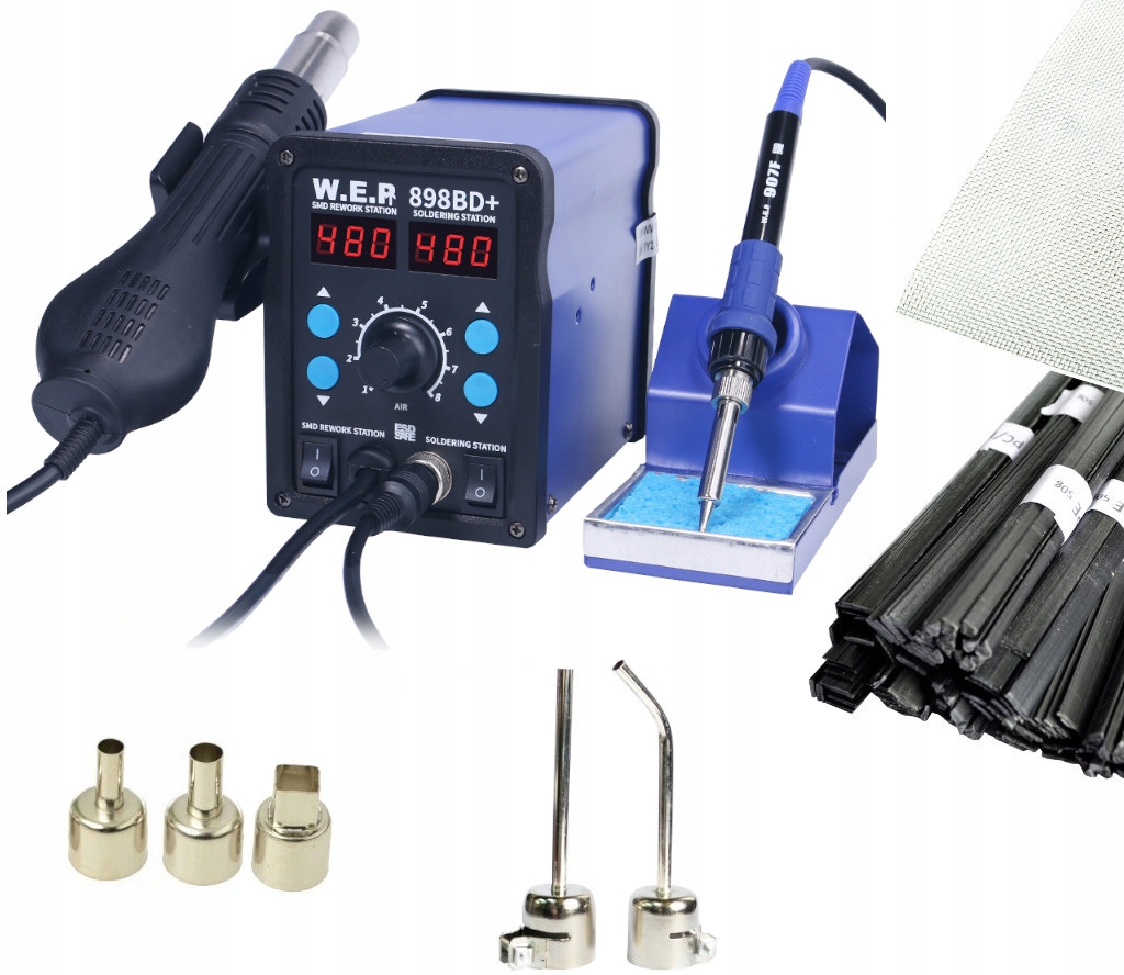 SPAWARKA PLASTIKU WEP 898BD+ 5DYSZ SPOIWA SIATKA