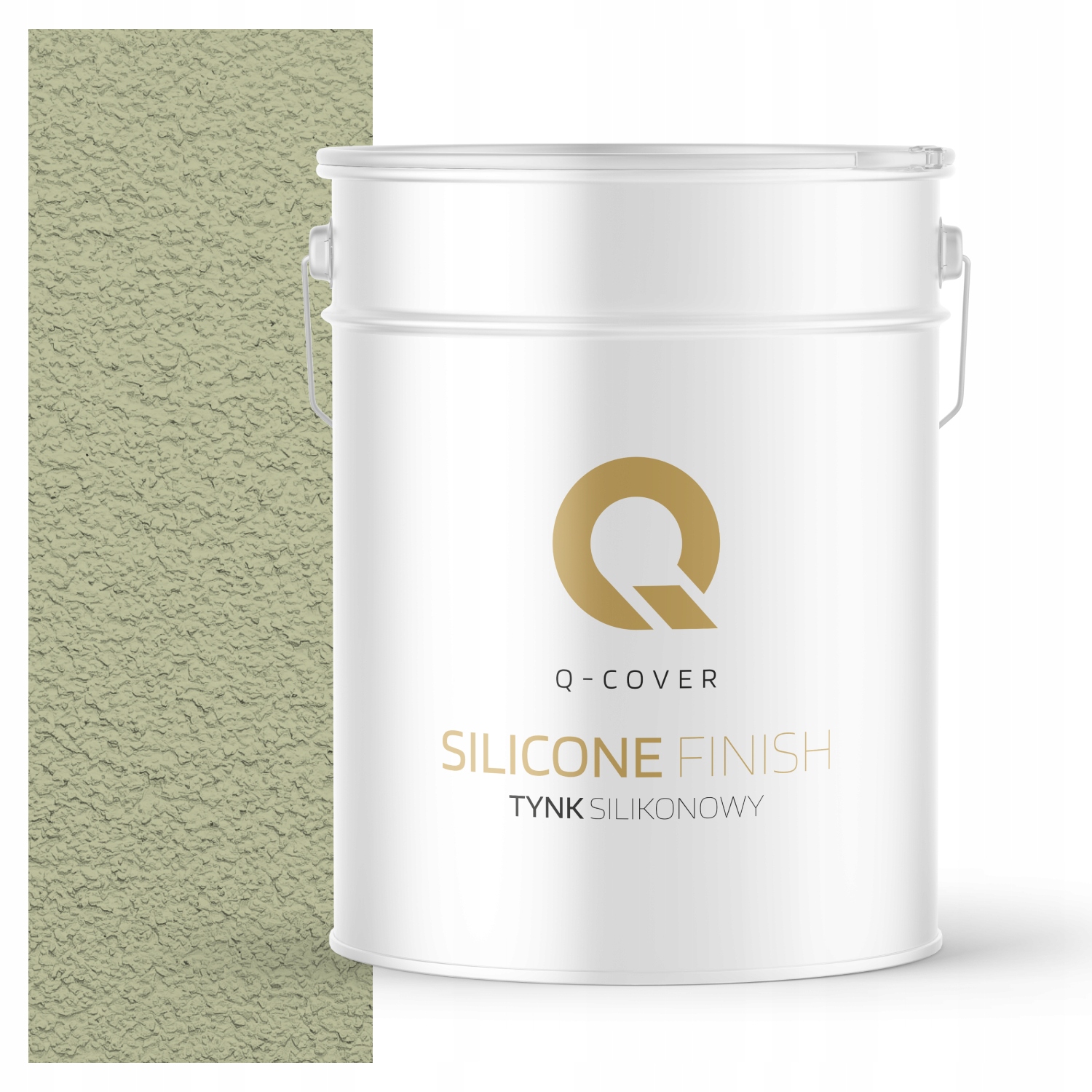 Silikonová Fasádní Omítka Zelená Světlá 15 Kg Beránek Granulace 1.0 mm F483