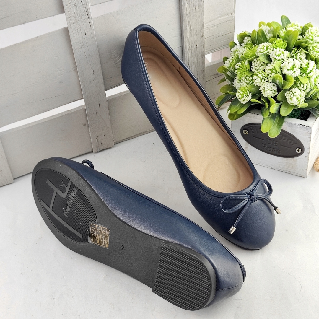 BALERINY DAMSKIE Z KOKARDKĄ DUŻE ROZMIARY rozm. 42 Marka inna