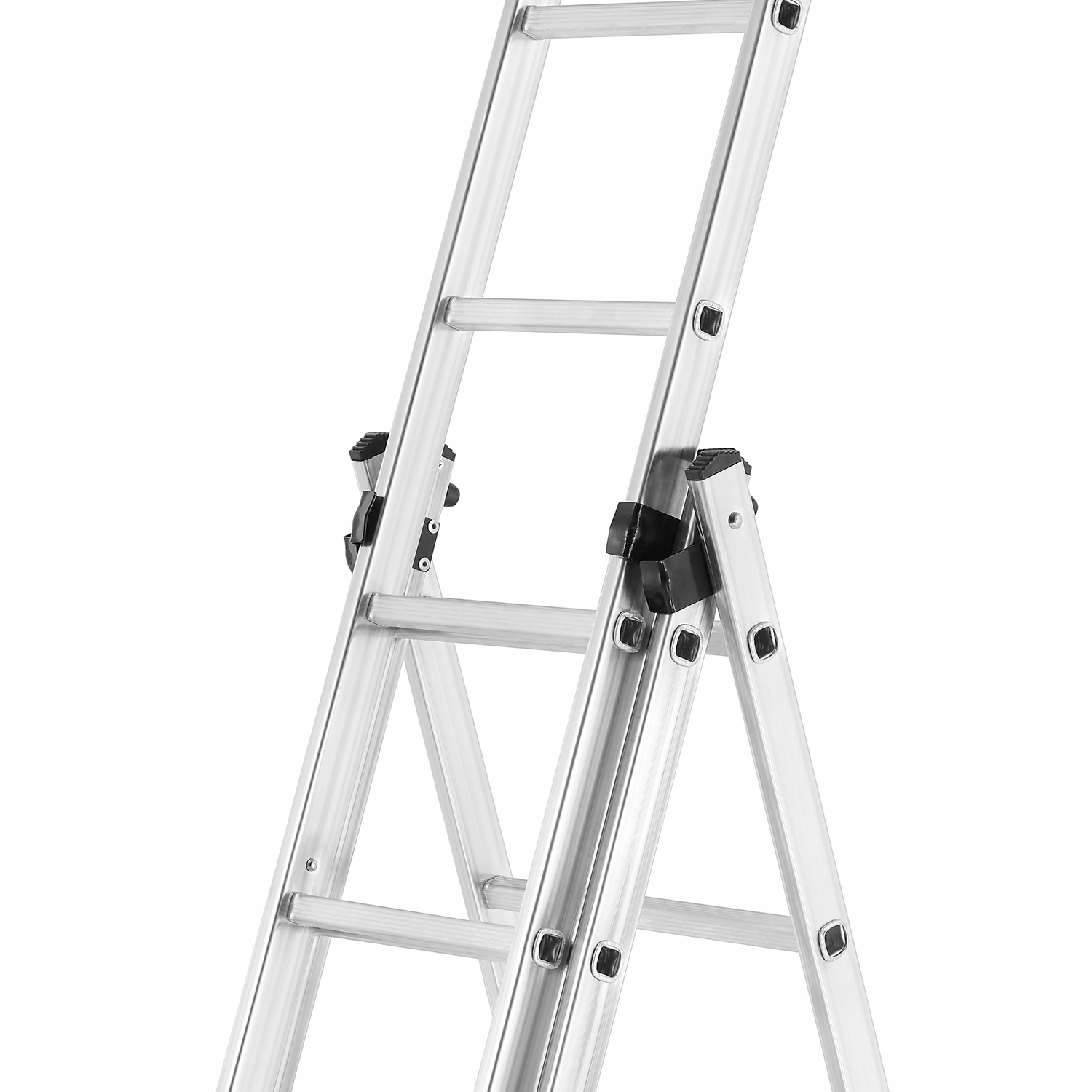 Drabina aluminiowa 3x7 wielofunkcyjna na schody HIGHER 5,60m 150kg GRATIS — 19