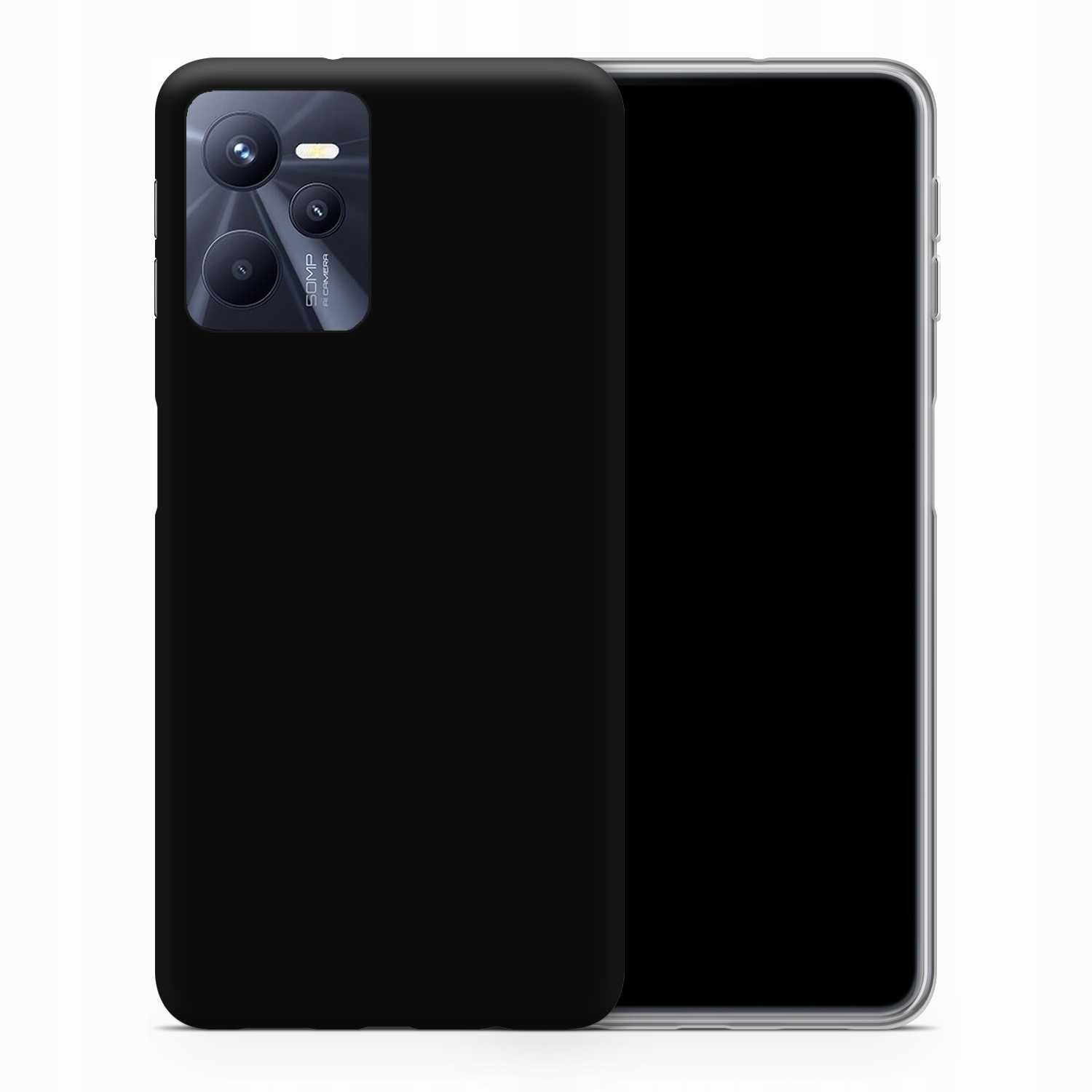 

Etui Black Matt do Realme C31 Szkło