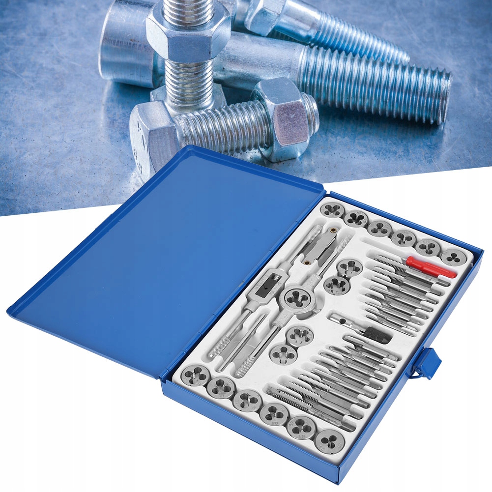 40 szt. Zestaw matryc do gwintowania o wysokiej Marka bez marki