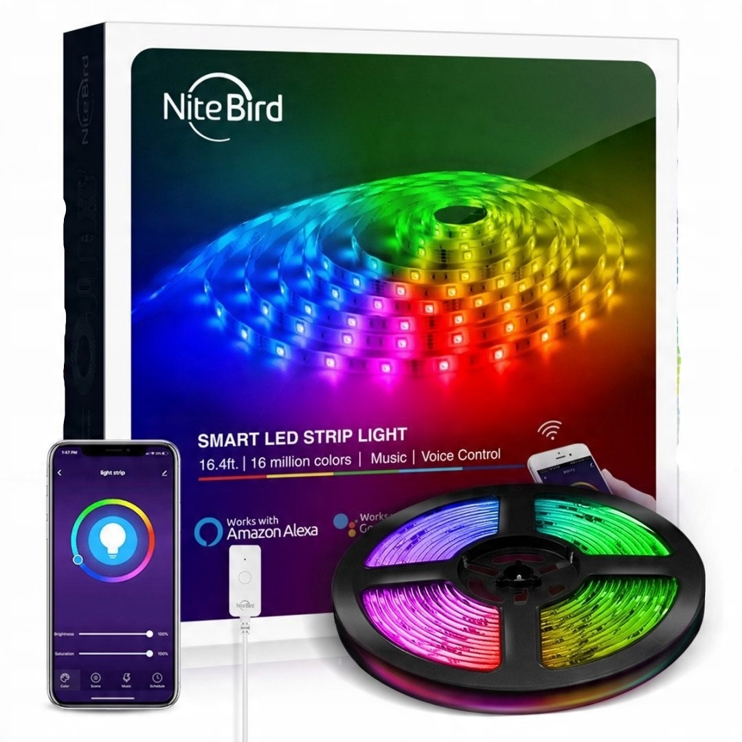 

Taśma Listwa Led Wifi Rgb 2,8m Tuya Google Alexa