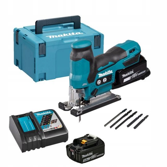 Akumulátorová přímočará pila 18V Makita [DJV185RFJ] 2x3,0Ah, Li-Ion, Lxt