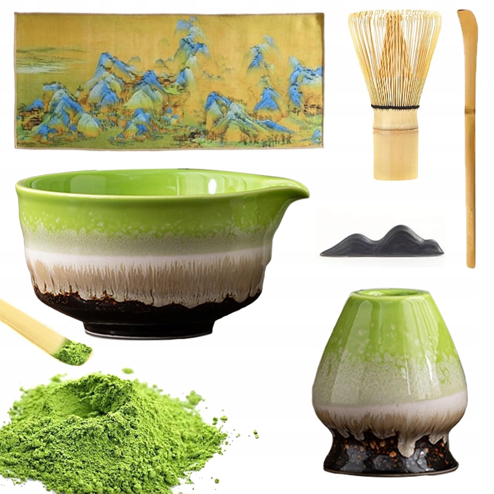 Sada Na Čaj Matcha, Sada Metel Matcha S Metličkou Na Matchu 6V1