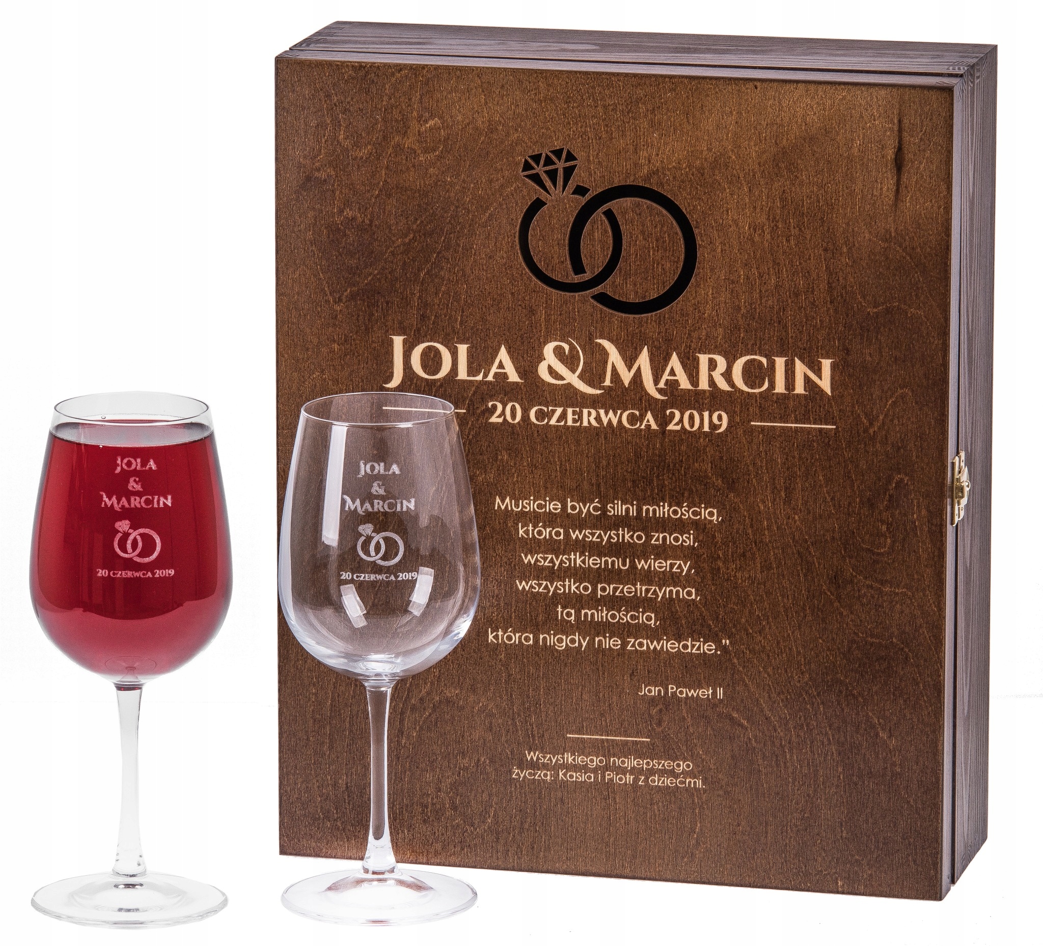 Винная коробка винные бокалы свадебный подарок!!