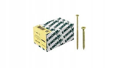 Šrouby do dřevotřískových desek Torx 6,0x160/72 mm 100 kusů E-NORMpro