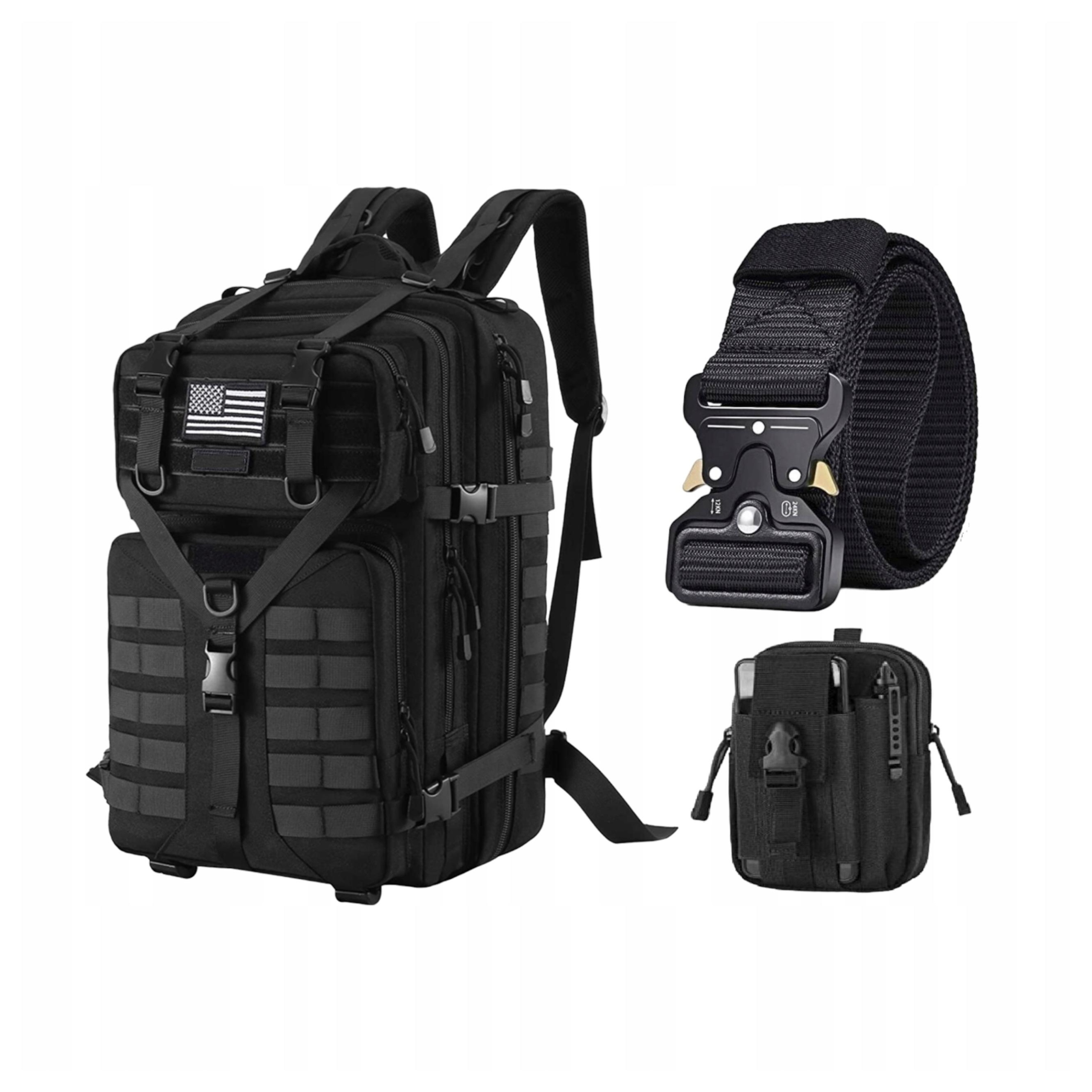 Batoh turistický vojenský taktický batoh plus Pásek a Sáček 35L P-3