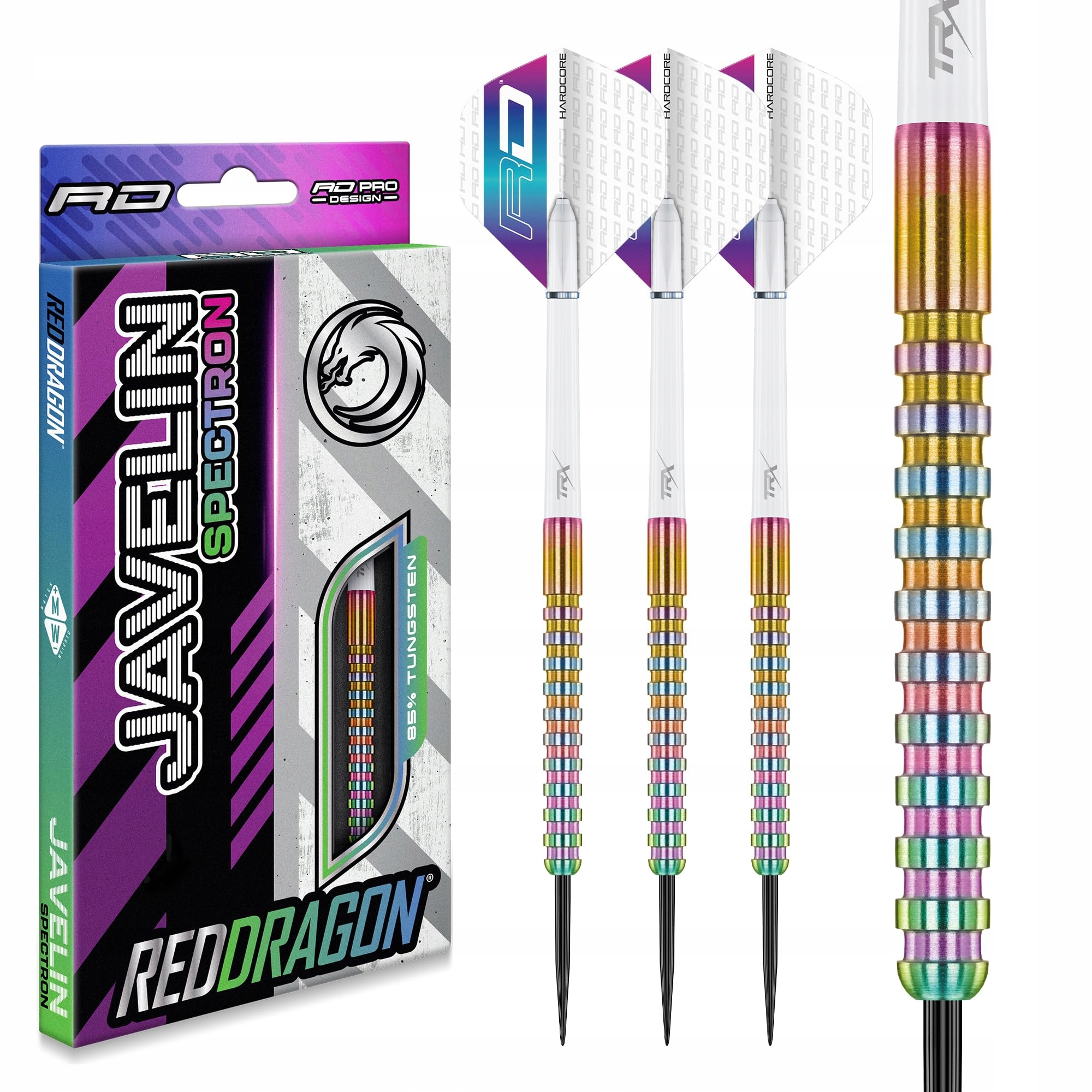 RED DRAGON Darty Javelin Spectron 20g 85% Wolfram Zestaw Profesjonalny
