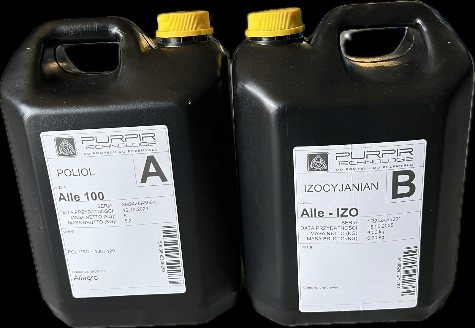 Polyuretanová pěna o hustotě 100kg/m3 tekutá, tvrdá pěna, Pur pěna