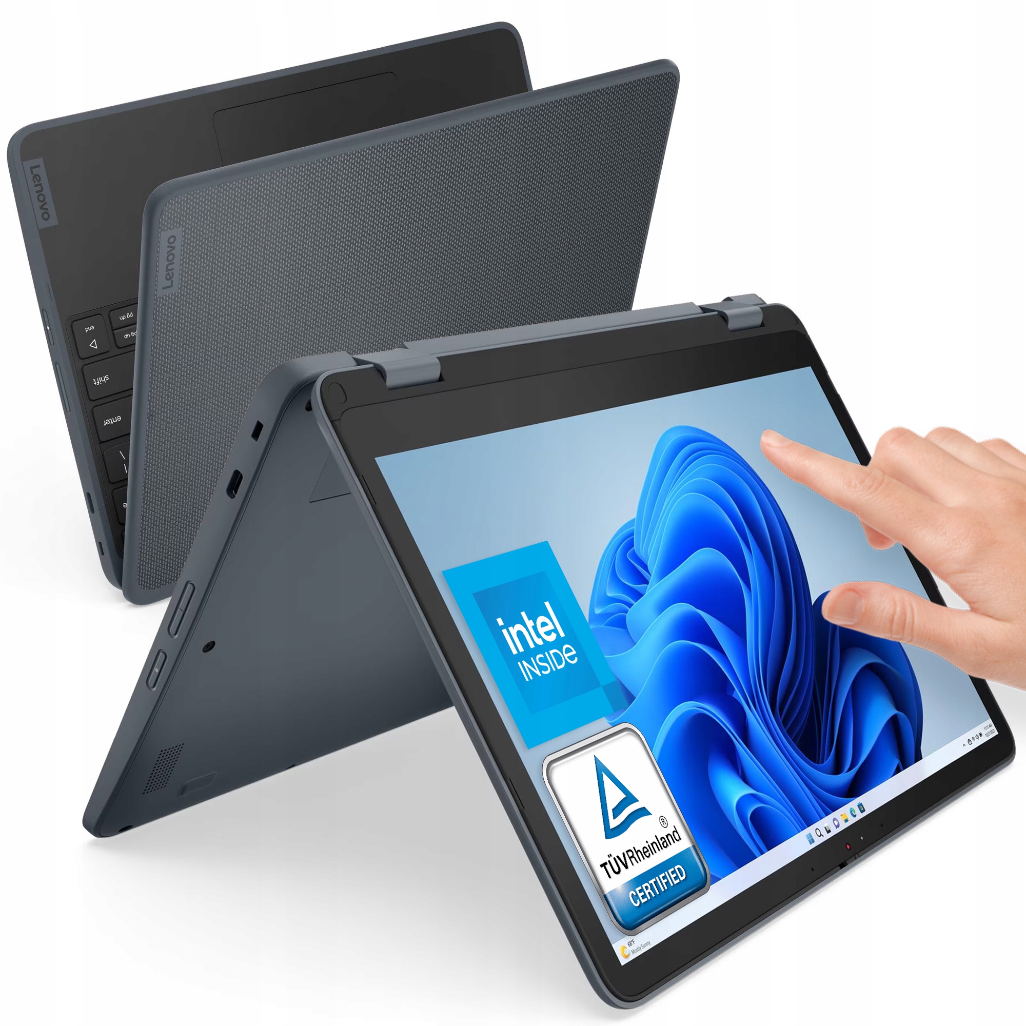 Lenovo 500W Think 12,2" 360° 2W1 Dotyk Intel 4CORE 8GB LPDDR5 Ssd 11 Pro