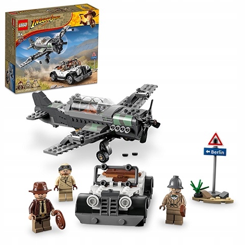 Lego Indiana Jones 77012 Pronásledování stíhačkou 387 dílků 8+