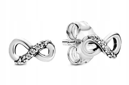 Náušnice Pandora S Lesklým Symbolem Nekonečna 298820C01