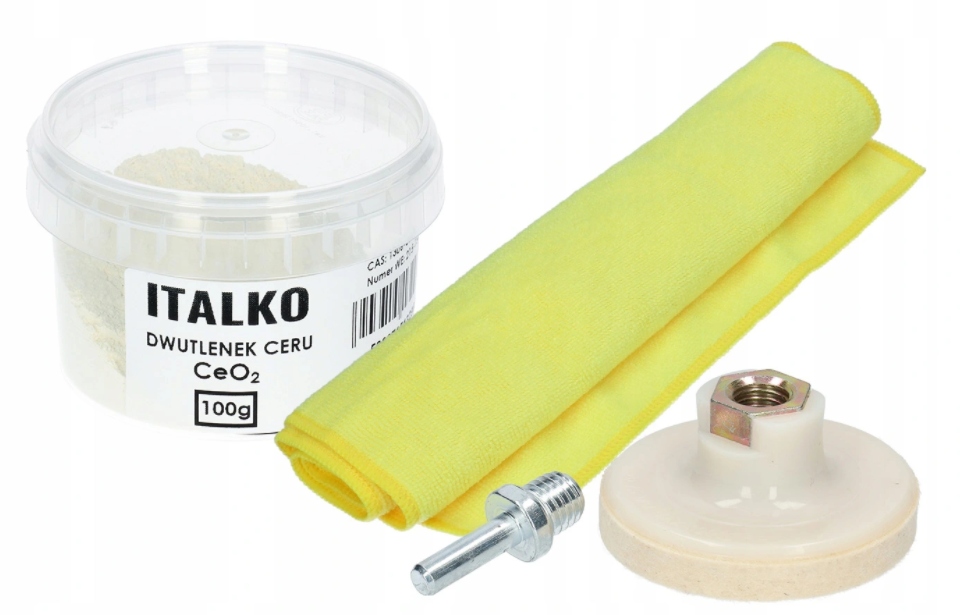 

Zestaw Do Usuwania Rys Na Szybie Tlenek Ceru 100G