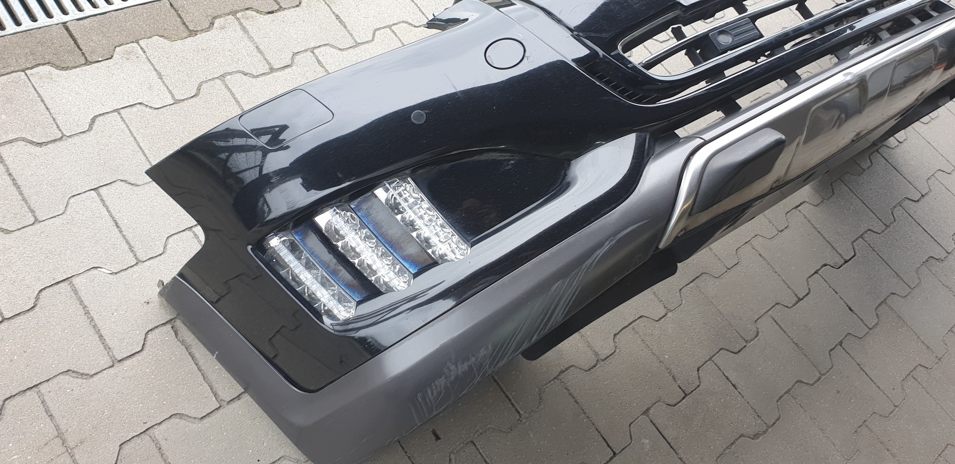 front bumper complete PEUGEOT 508 RXH PRZEDLIFT PDC DRL washers