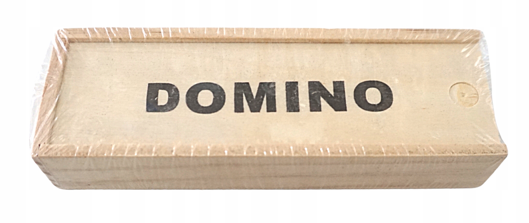 DOMINO DREWNIANE KLOCKI GRA RODZINNA + PUDEŁKO Nazwa DOMINO DREWNIANE KLOCKI