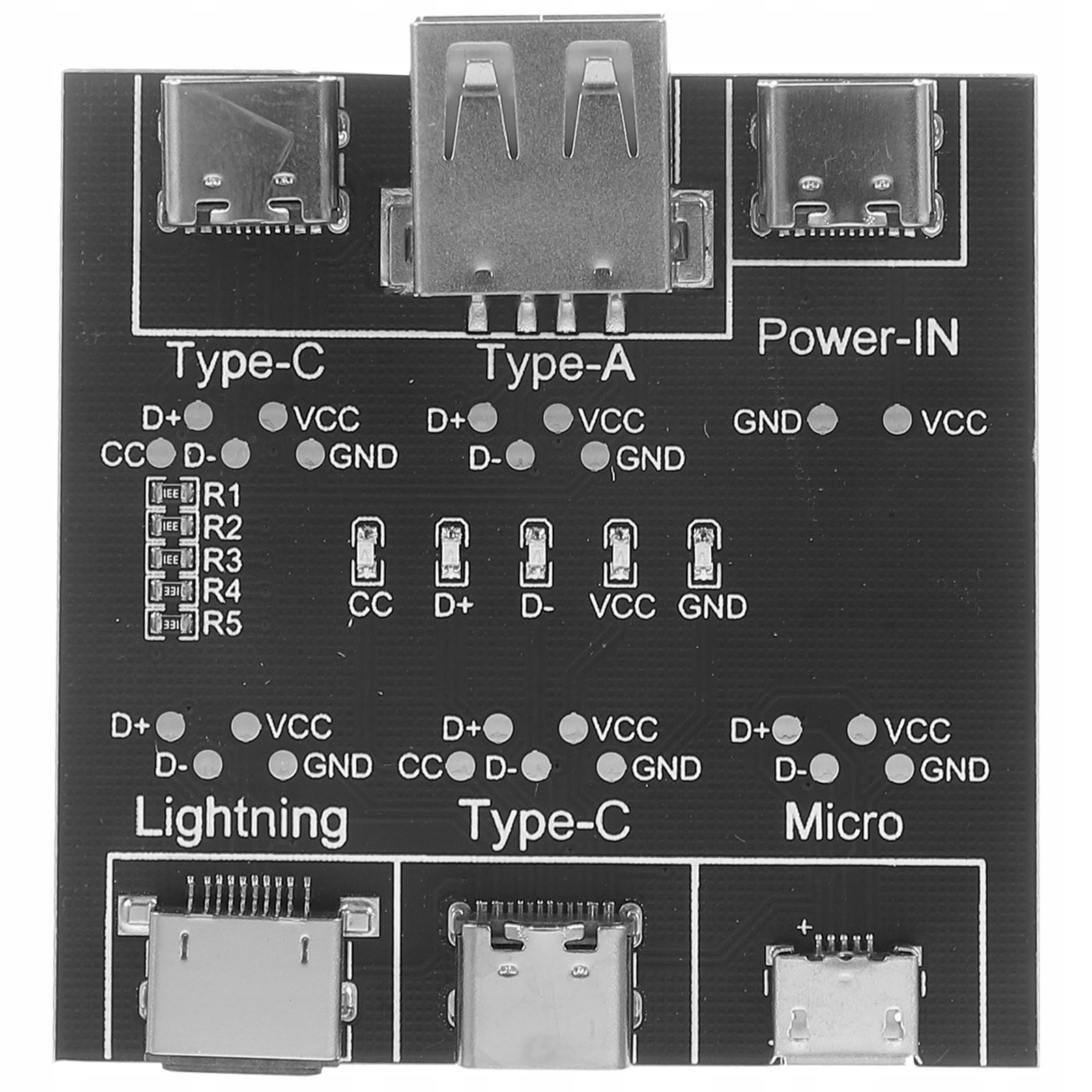 TESTER KABLA USB. PŁYTKA WYKRYWANIA LINII DANYCH Marka bez marki