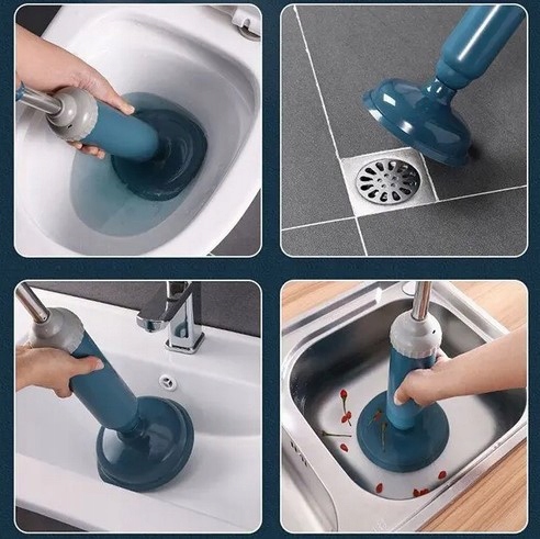 POMPKA PRZEPYCHACZ DO UDRAŻNIANIA RYR KANALIZACJI WC SYFONÓW ZLEWU ZLEWÓW Marka Vergionic