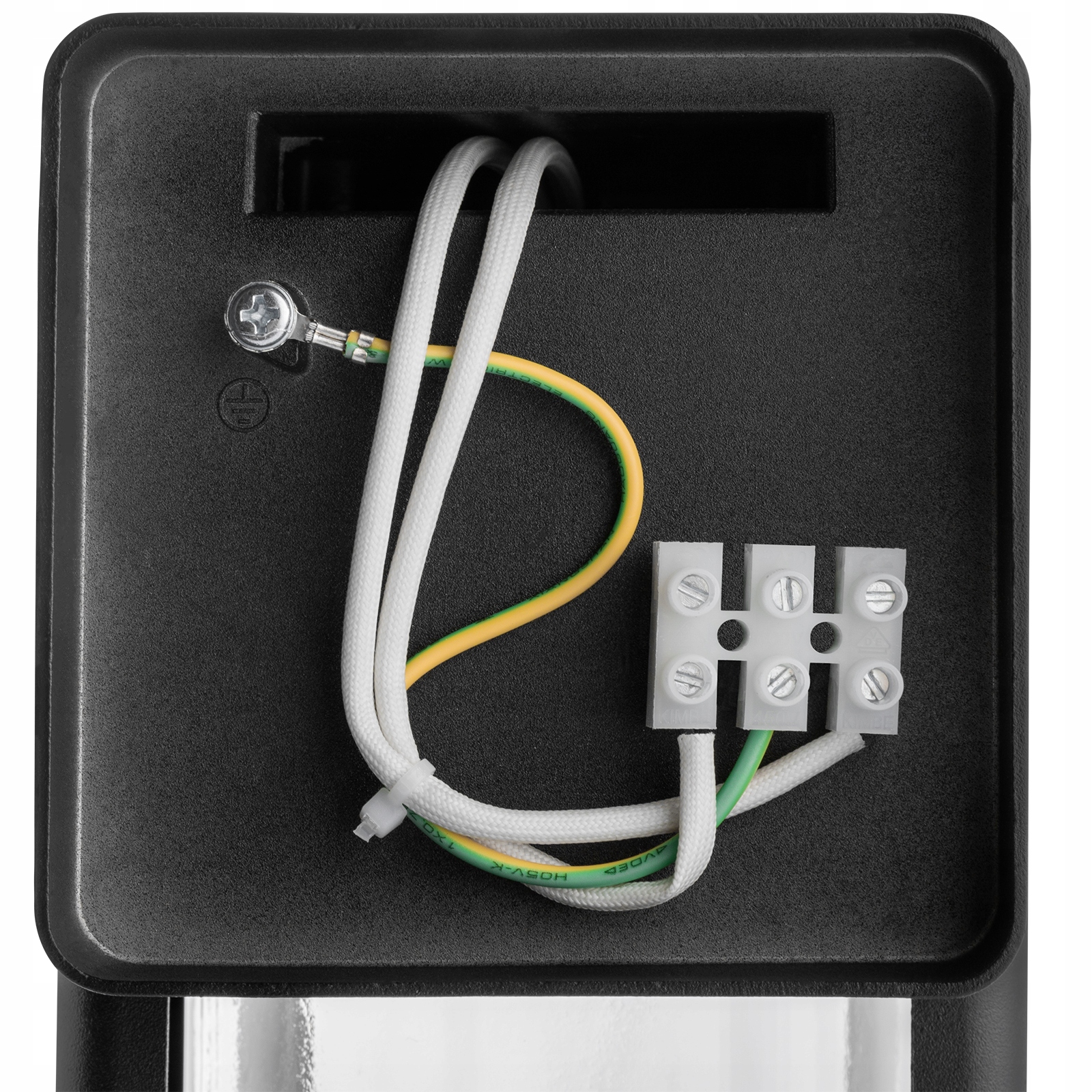 Kinkiet Zewnętrzny Lampa Elewacyjna Ogrodowa ŚCIENNA LED E27 LATARNIA Informacje o bezpieczeństwie CE