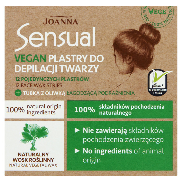 

Joanna Sensual plastry do depilacji twarzy Vege
