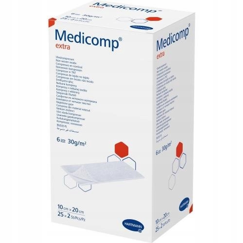 

Hartmann Medicomp Extra 10x20cm, 25x2szt. 6w jał
