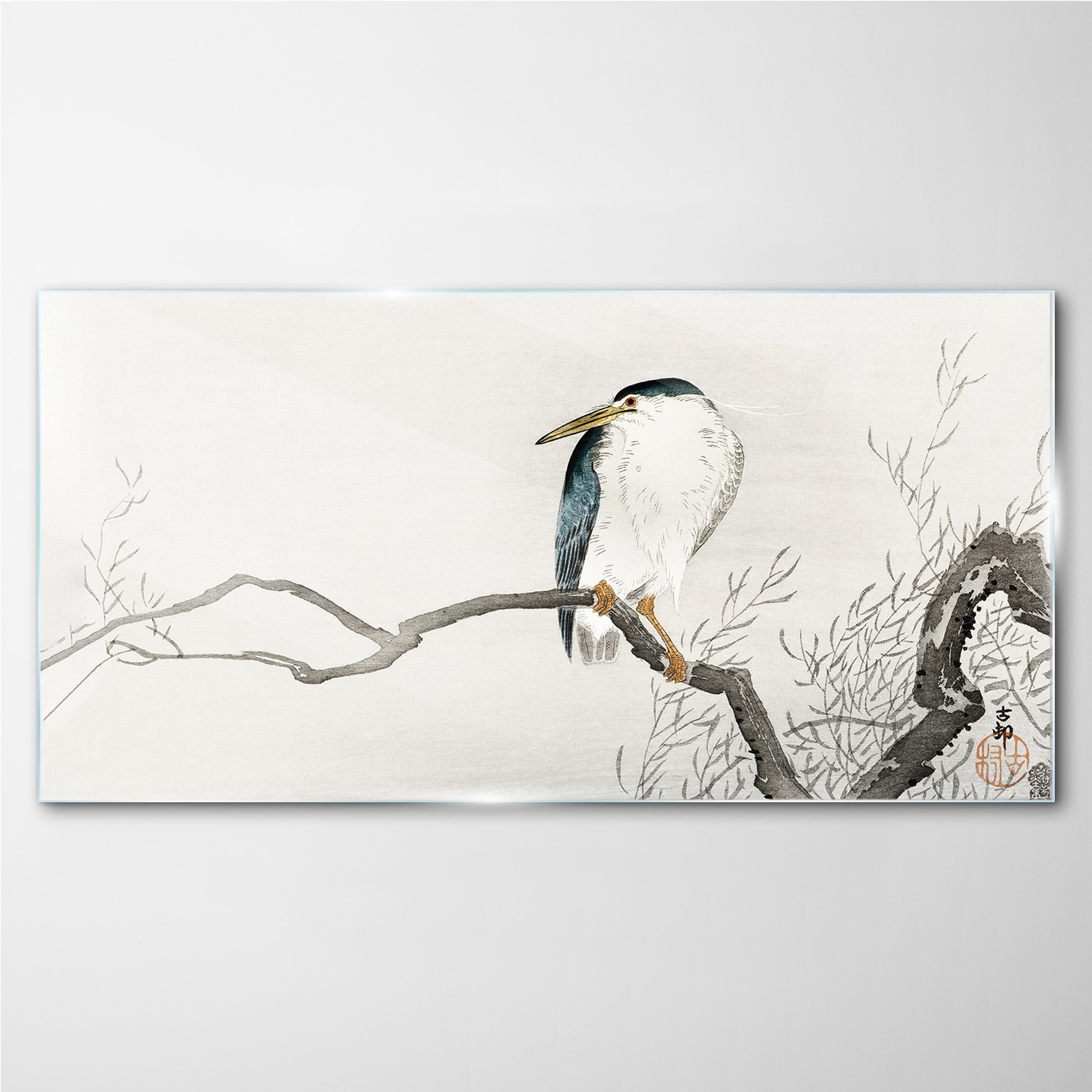 

Foto-obraz szklany Gałąź zwierzęta ptaki 140x70 cm