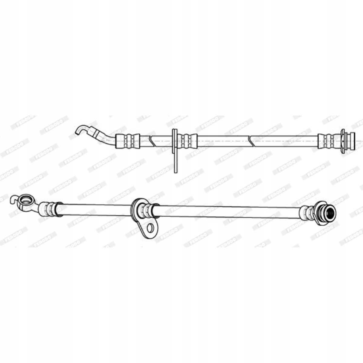 FHY2693 - ГАЛЬМІВНИЙ ШЛАНГ ПЕРЕДНІЙ SEDICI SX4 06-15
