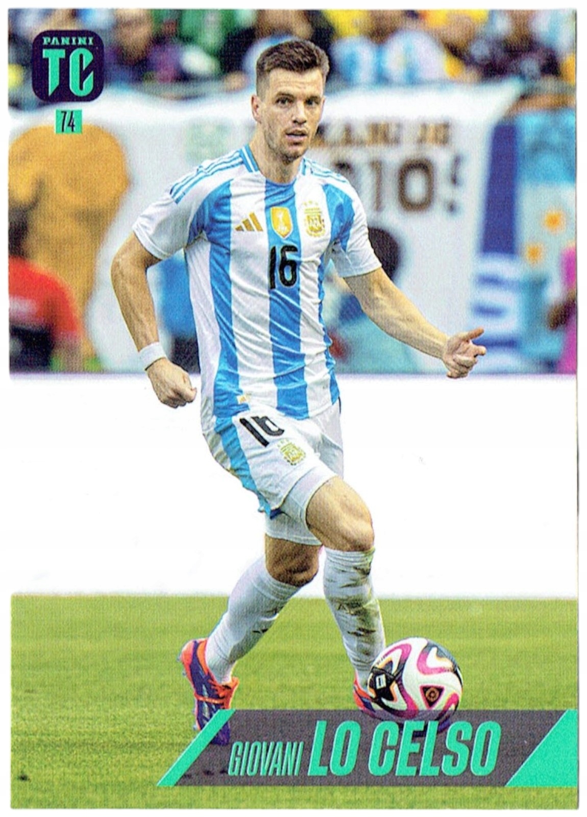 Panini Top Class 2025 Base Card 74 Giovani Lo Celso Argentyna