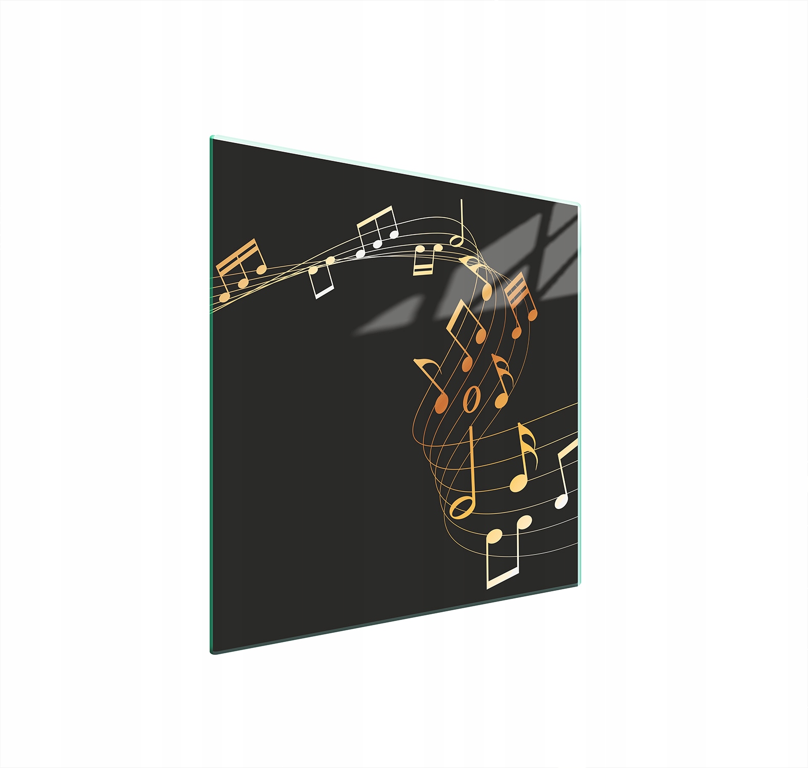 Ochranná Skleněná Deska Na Sporák 50x52 Hudba Tvrzené Sklo