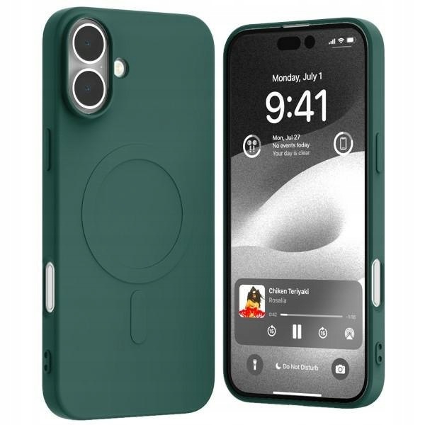 Mercury MagSafe Semi-Silicone iPhone 16Plus 6,7" zielony /green