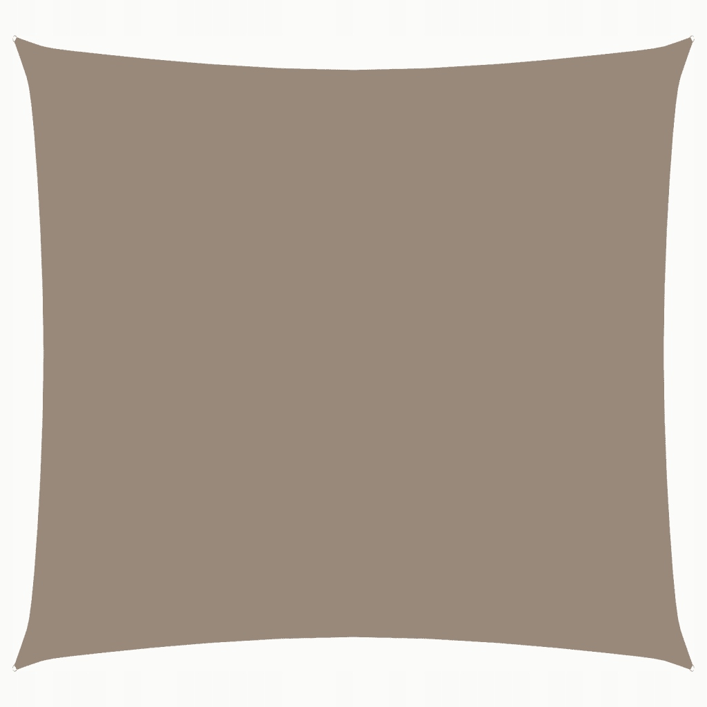 Ochranná plachta z tkaniny Oxford Pu, taupe, 7 x 7 m, čtvercová, Uv a voděodolná