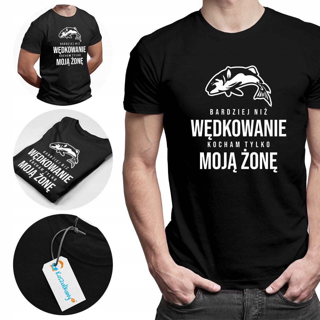 

Koszulka na ryby śmieszny dla wędkarza