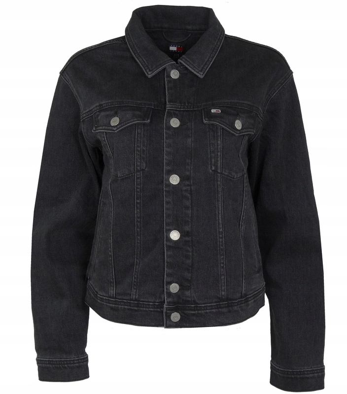 Tommy Jeans Dámská džínová bunda, černá, Xs