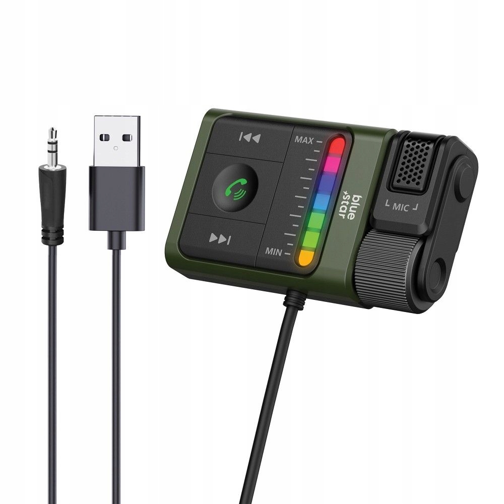 Blue Star transmiter bluetooth Equalizer BT64 czarny