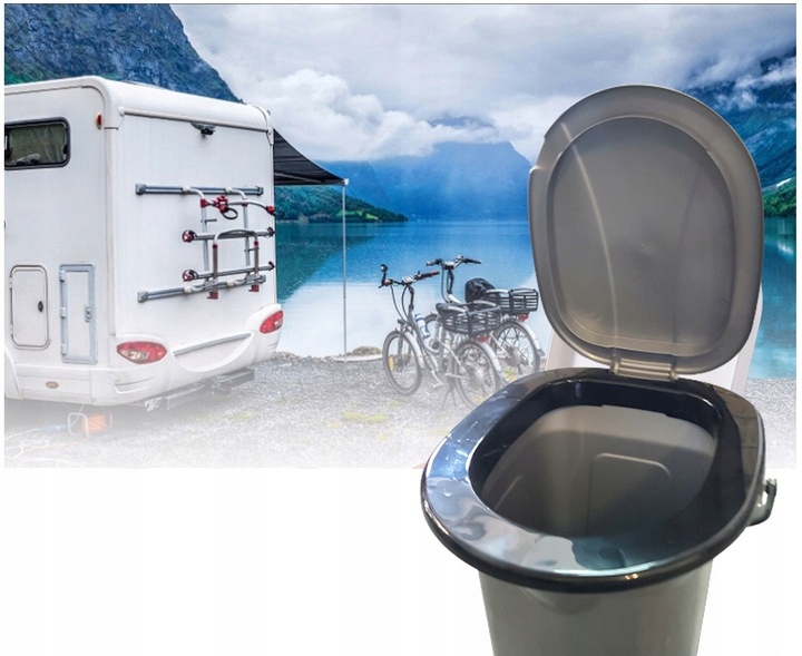 WC WIADRO TOALETOWE SEDES KLAPA POKRYWĄ TOALETA CHORYCH REMONTU TURYSTYCZNA Kod producenta 09044