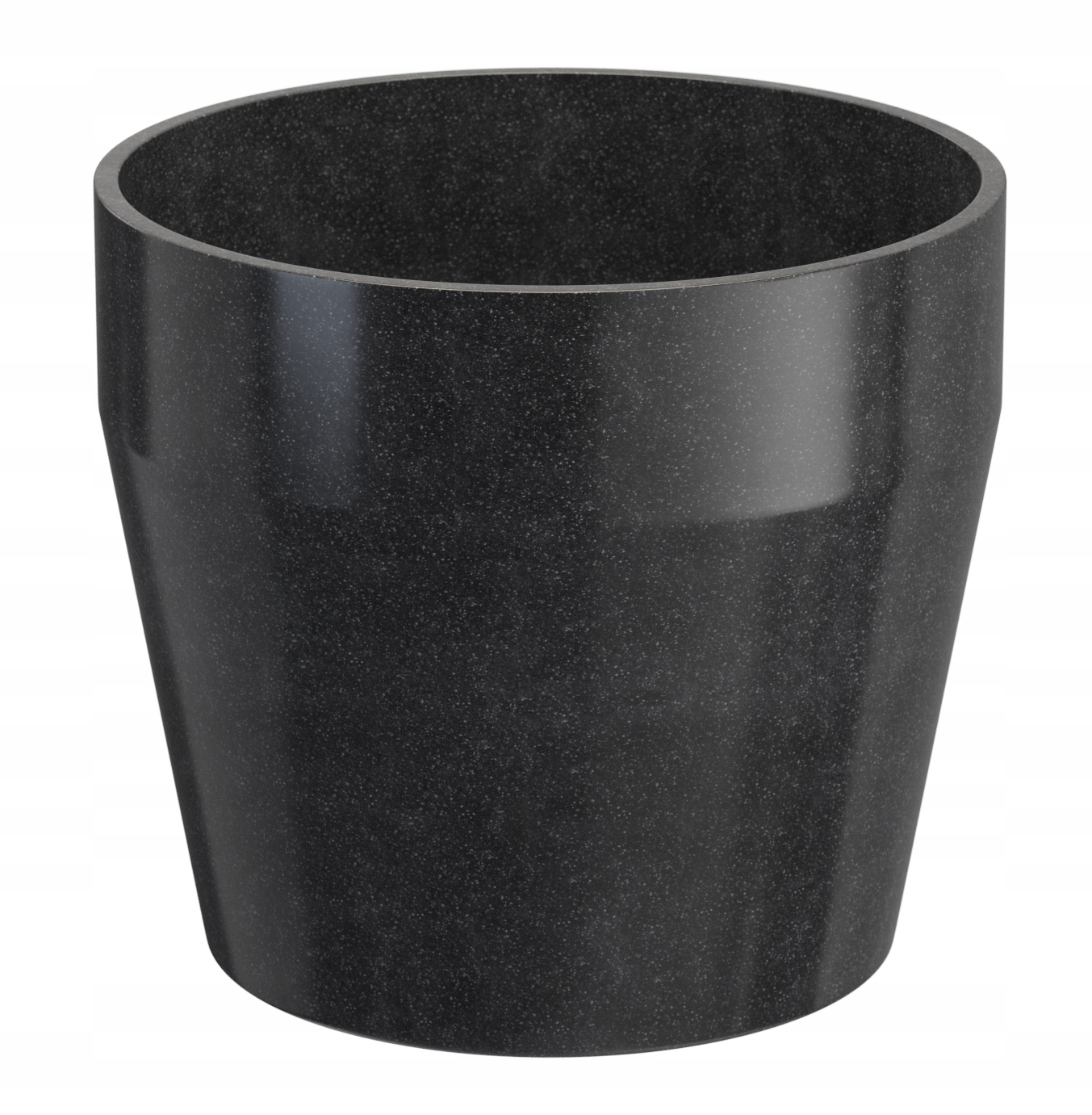 Čierny Kvetináč Granit Florina M do interiéru a záhrady