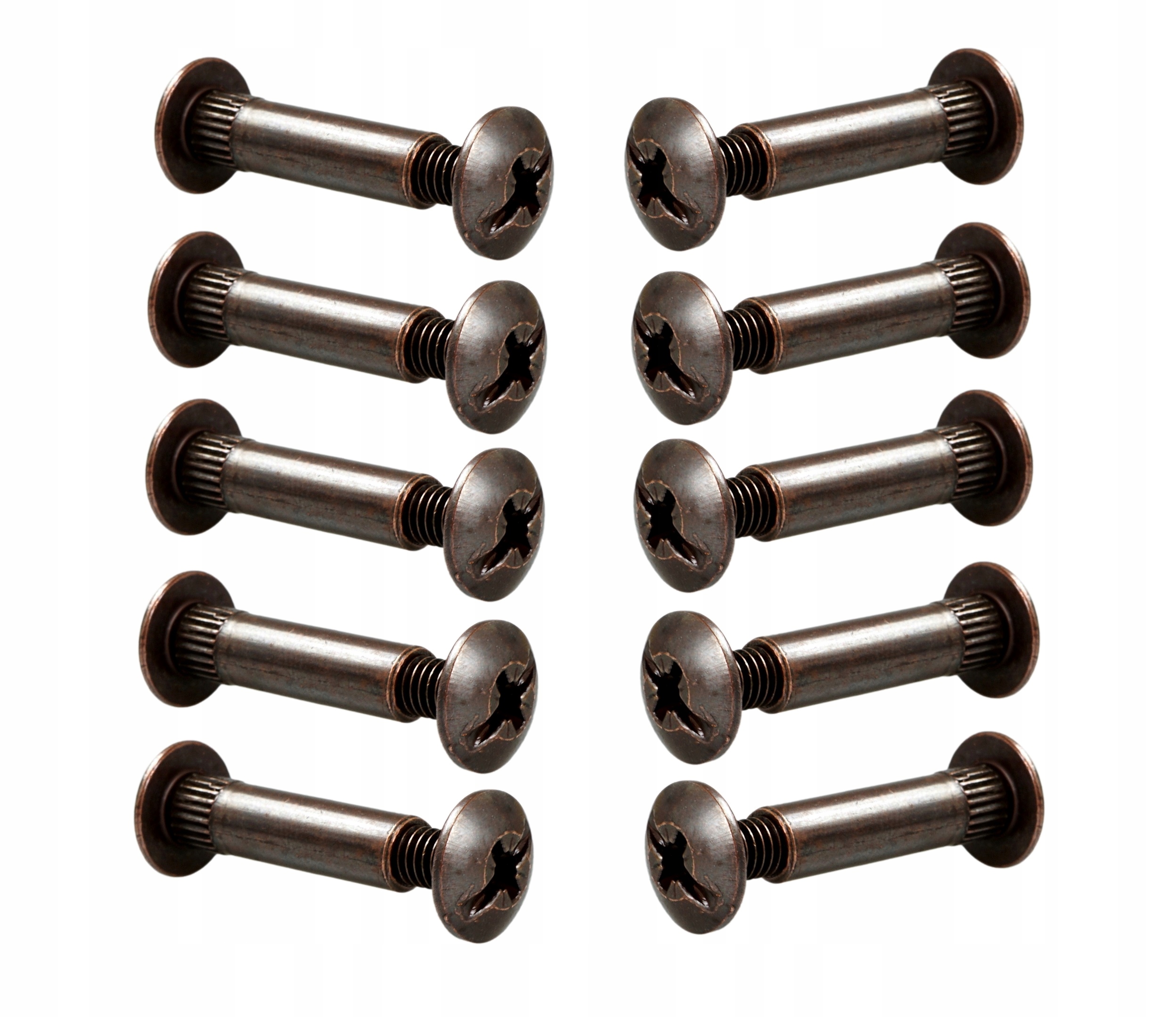 

10 x złącze meblowe fi8 mm M6 (30-40 MM) do szafek