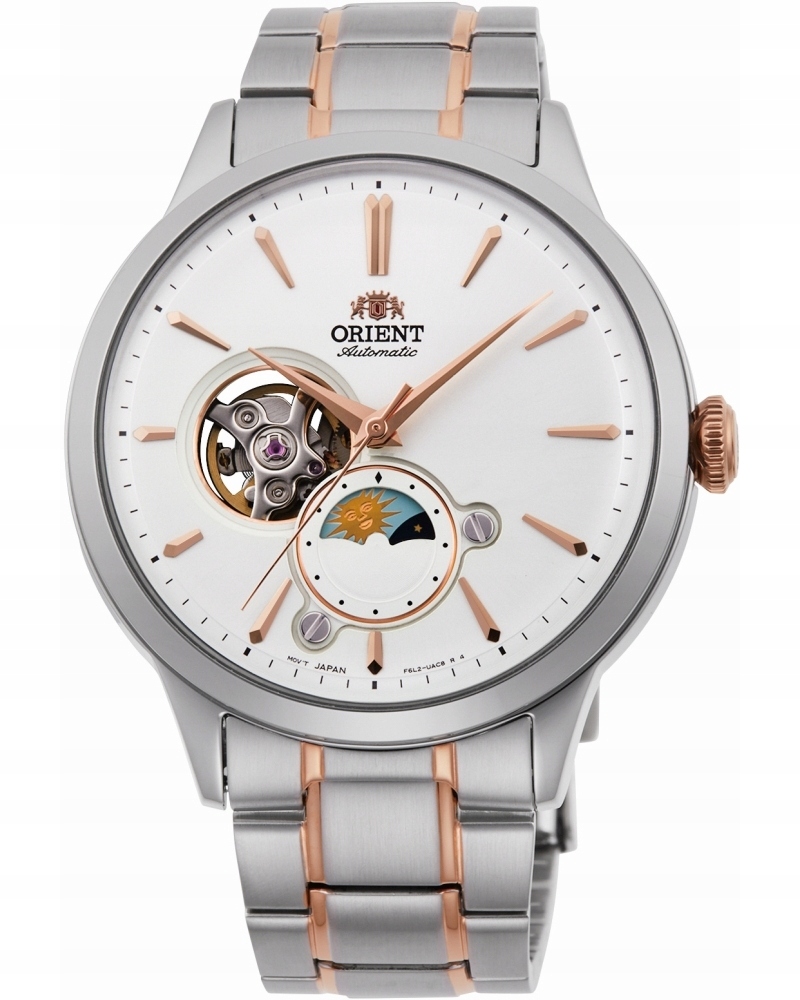 Nové Originální Pánské Hodinky Orient Sun & Moon RA-AS0101S10B Automat