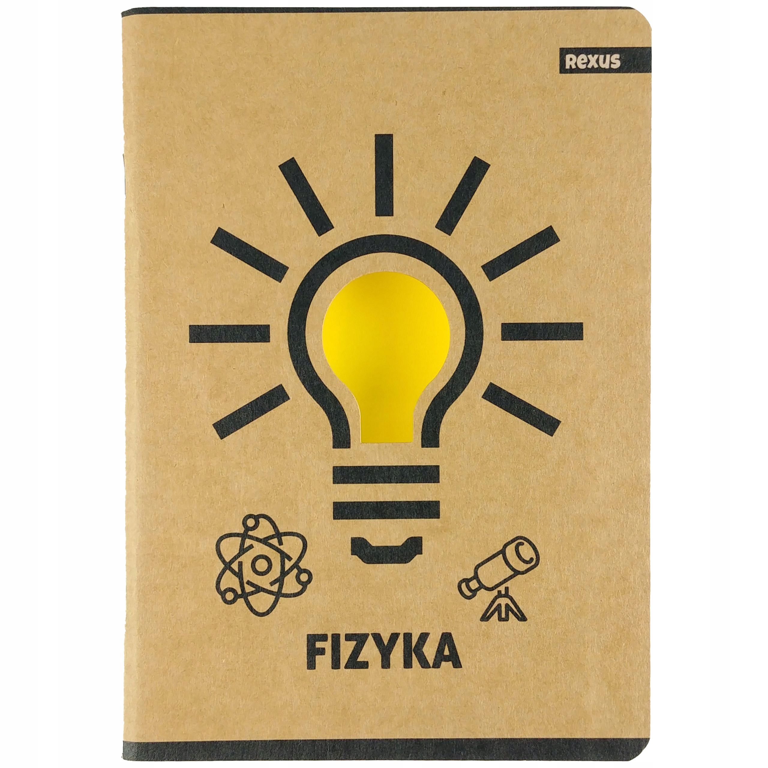 9X ZESZYT PRZEDMIOTOWY FORMAT A5 58 kartek 70g/m2 ZESTAW OKŁADKA EKO Kolor Wielokolorowy