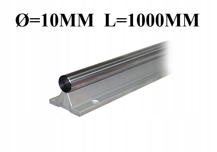 Váleček S Podpěrou FI=10 MM L=1000 MM Cnc Vodítko